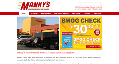 Desktop Screenshot of mannysfamilyhandwash.com