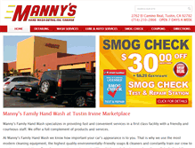 Tablet Screenshot of mannysfamilyhandwash.com